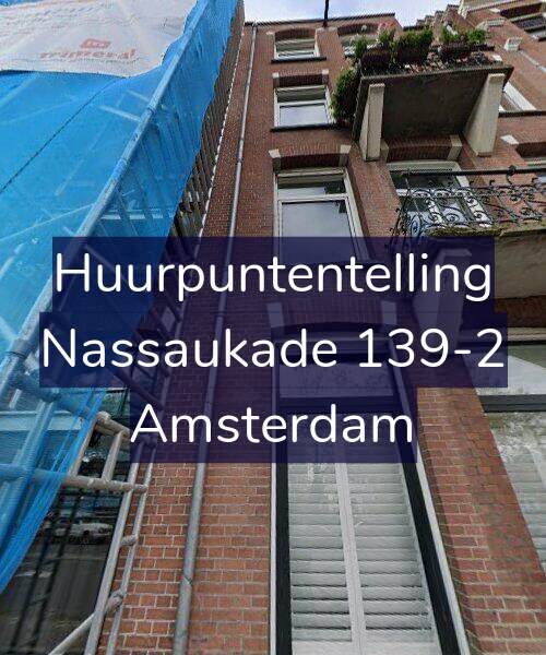 Foto gevel Huurpuntentelling voor Nassaukade 139-2, Amsterdam