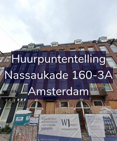 Foto gevel Huurpuntentelling voor Nassaukade 160-3A, Amsterdam