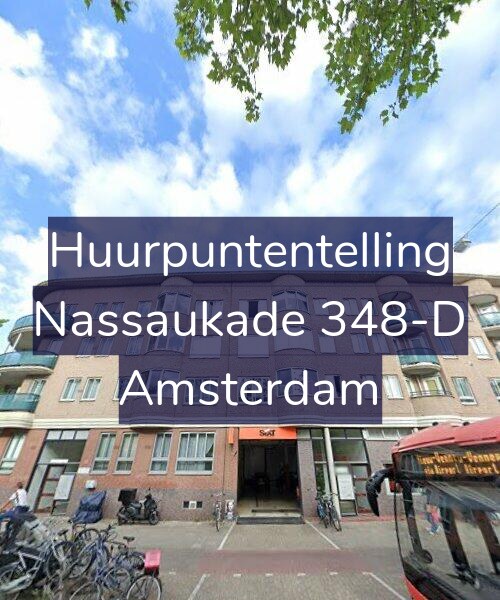 Foto gevel Huurpuntentelling voor Nassaukade 348-D, Amsterdam