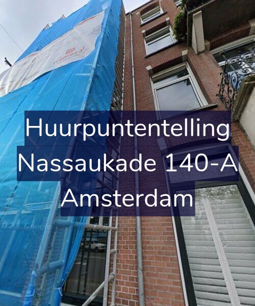 Foto gevel Huurpuntentelling voor Nassaukade 140-A, Amsterdam