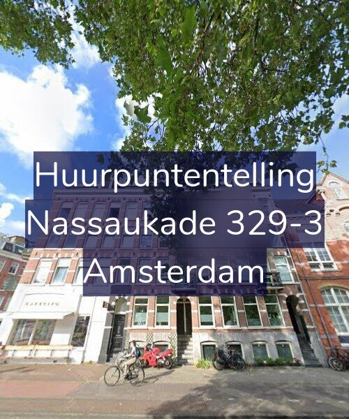 Foto gevel Huurpuntentelling voor Nassaukade 329-3, Amsterdam
