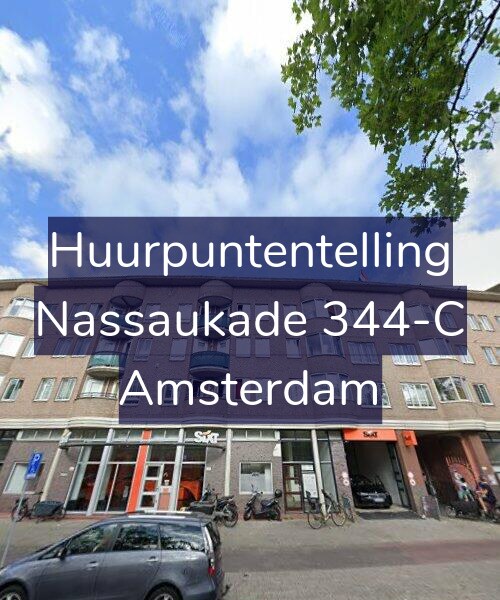 Foto gevel Huurpuntentelling voor Nassaukade 344-C, Amsterdam