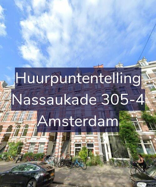 Foto gevel Huurpuntentelling voor Nassaukade 305-4, Amsterdam