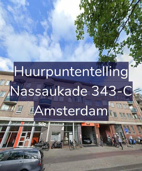 Foto gevel Huurpuntentelling voor Nassaukade 343-C, Amsterdam
