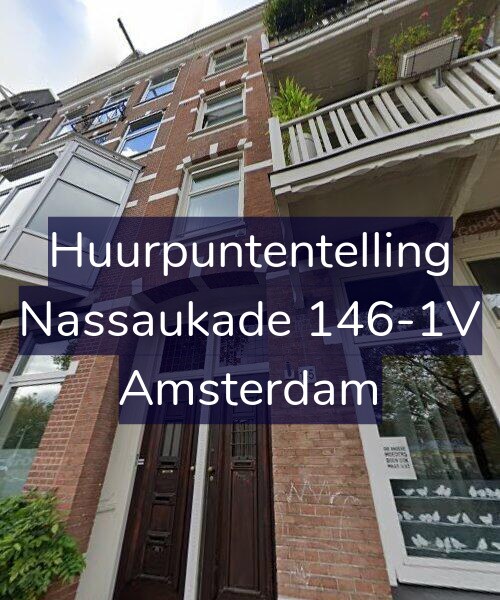 Foto gevel Huurpuntentelling voor Nassaukade 146-1V, Amsterdam