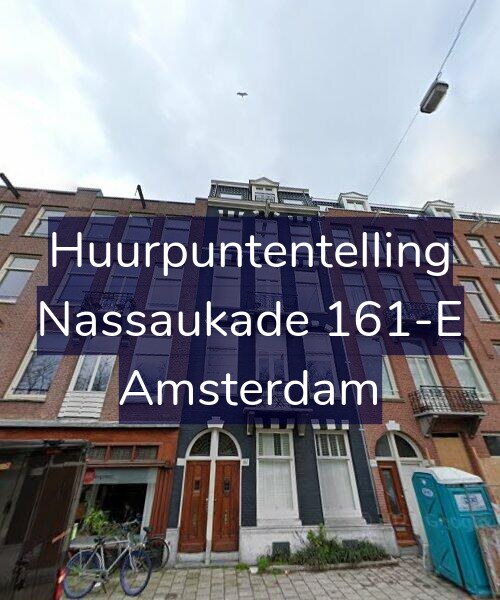 Foto gevel Huurpuntentelling voor Nassaukade 161-E, Amsterdam