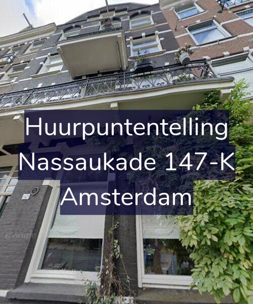 Foto gevel Huurpuntentelling voor Nassaukade 147-K, Amsterdam