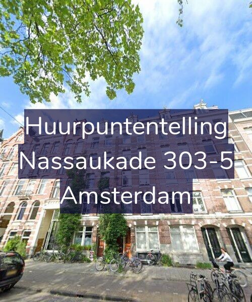 Foto gevel Huurpuntentelling voor Nassaukade 303-5, Amsterdam