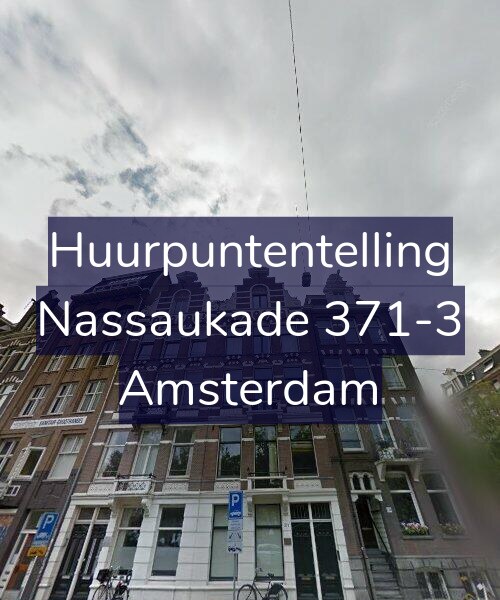 Foto gevel Huurpuntentelling voor Nassaukade 371-3, Amsterdam