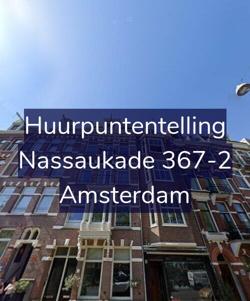 Foto gevel Huurpuntentelling voor Nassaukade 367-2, Amsterdam