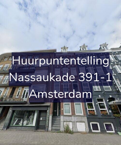 Foto gevel Huurpuntentelling voor Nassaukade 391-1, Amsterdam