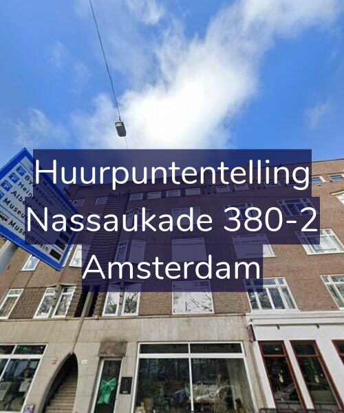 Foto gevel Huurpuntentelling voor Nassaukade 380-2, Amsterdam