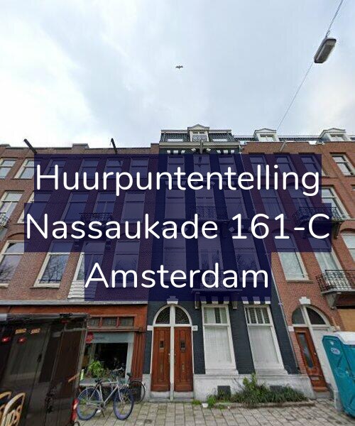 Foto gevel Huurpuntentelling voor Nassaukade 161-C, Amsterdam