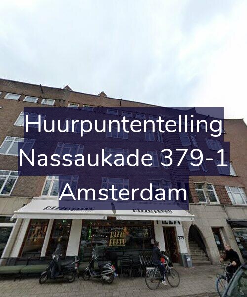 Foto gevel Huurpuntentelling voor Nassaukade 379-1, Amsterdam