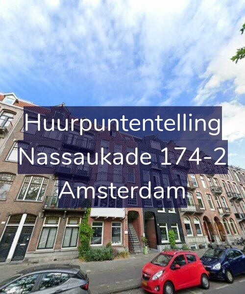 Foto gevel Huurpuntentelling voor Nassaukade 174-2, Amsterdam