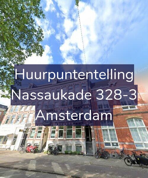 Foto gevel Huurpuntentelling voor Nassaukade 328-3, Amsterdam