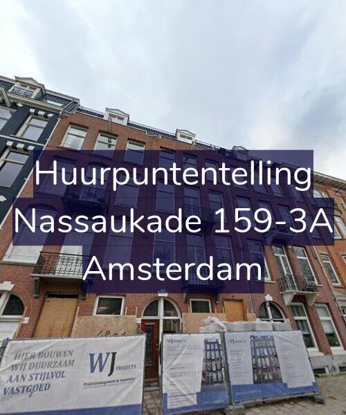 Foto gevel Huurpuntentelling voor Nassaukade 159-3A, Amsterdam
