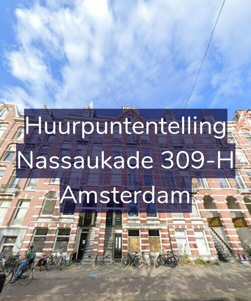 Foto gevel Huurpuntentelling voor Nassaukade 309-H, Amsterdam