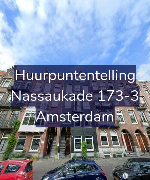 Foto gevel Huurpuntentelling voor Nassaukade 173-3, Amsterdam