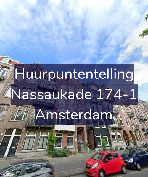Foto gevel Huurpuntentelling voor Nassaukade 174-1, Amsterdam