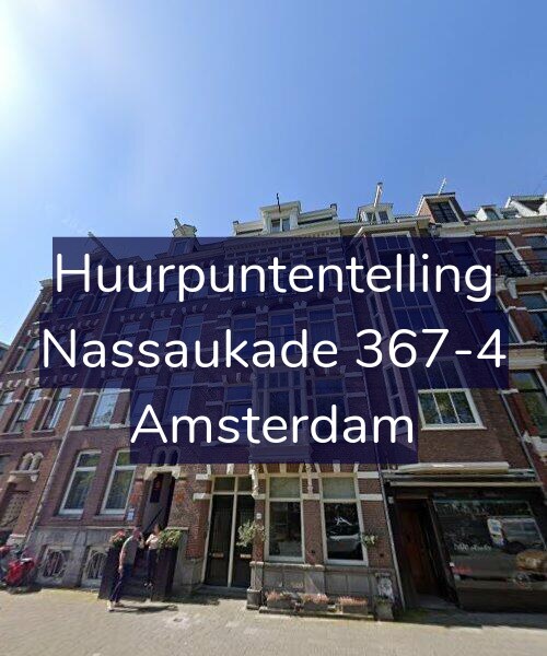 Foto gevel Huurpuntentelling voor Nassaukade 367-4, Amsterdam
