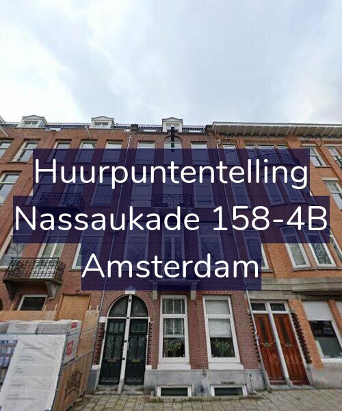 Foto gevel Huurpuntentelling voor Nassaukade 158-4B, Amsterdam