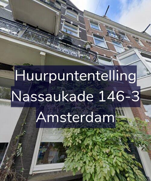 Foto gevel Huurpuntentelling voor Nassaukade 146-3, Amsterdam