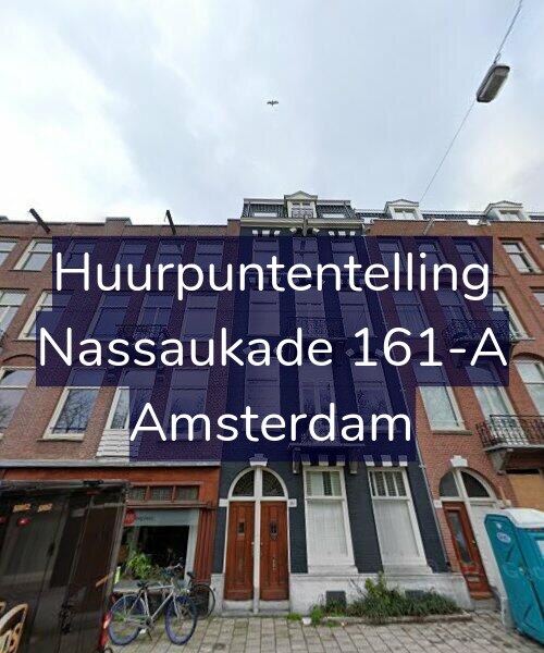 Foto gevel Huurpuntentelling voor Nassaukade 161-A, Amsterdam