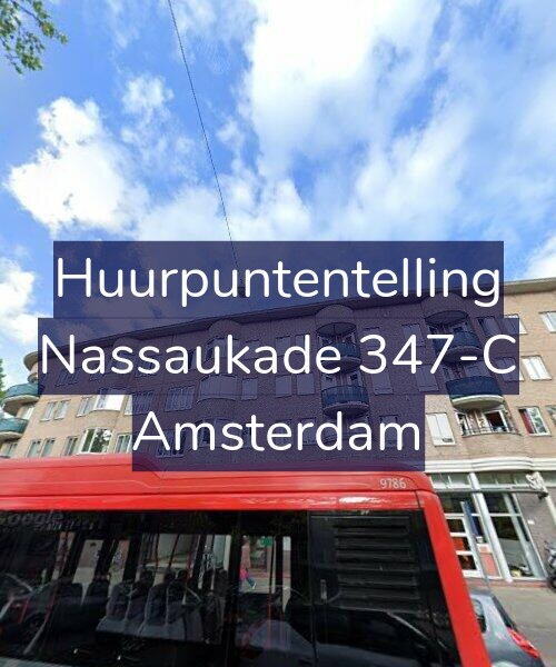 Foto gevel Huurpuntentelling voor Nassaukade 347-C, Amsterdam