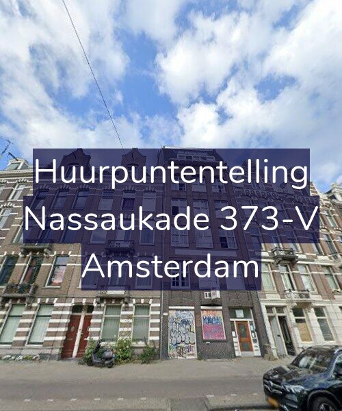 Foto gevel Huurpuntentelling voor Nassaukade 373-V, Amsterdam
