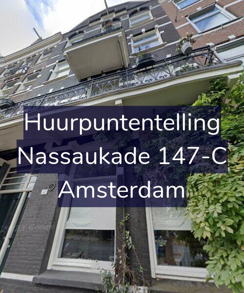 Foto gevel Huurpuntentelling voor Nassaukade 147-C, Amsterdam
