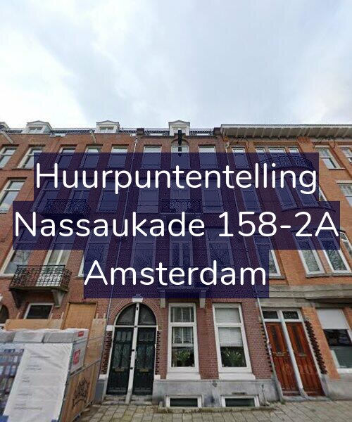 Foto gevel Huurpuntentelling voor Nassaukade 158-2A, Amsterdam