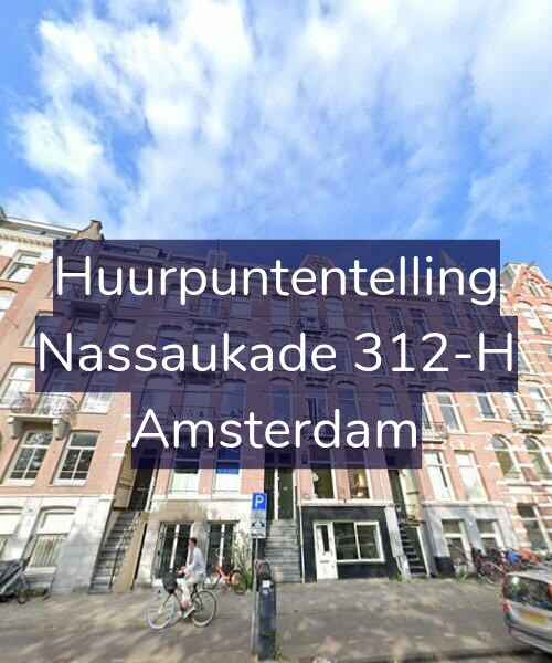 Foto gevel Huurpuntentelling voor Nassaukade 312-H, Amsterdam