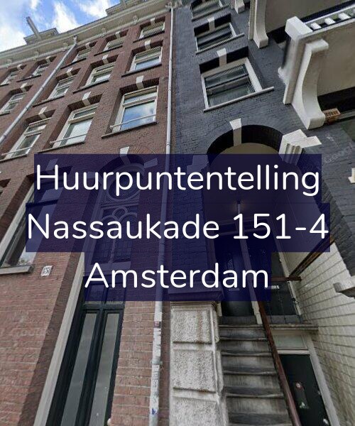 Foto gevel Huurpuntentelling voor Nassaukade 151-4, Amsterdam