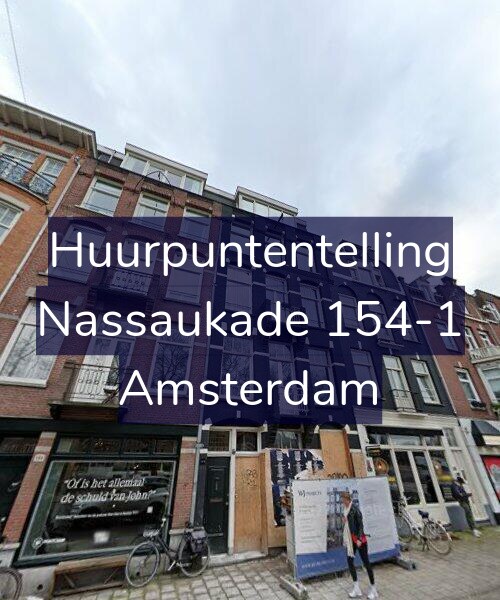 Foto gevel Huurpuntentelling voor Nassaukade 154-1, Amsterdam