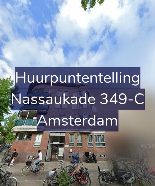 Foto gevel Huurpuntentelling voor Nassaukade 349-C, Amsterdam