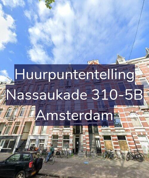 Foto gevel Huurpuntentelling voor Nassaukade 310-5B, Amsterdam