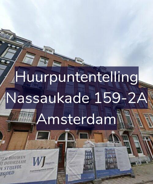 Foto gevel Huurpuntentelling voor Nassaukade 159-2A, Amsterdam