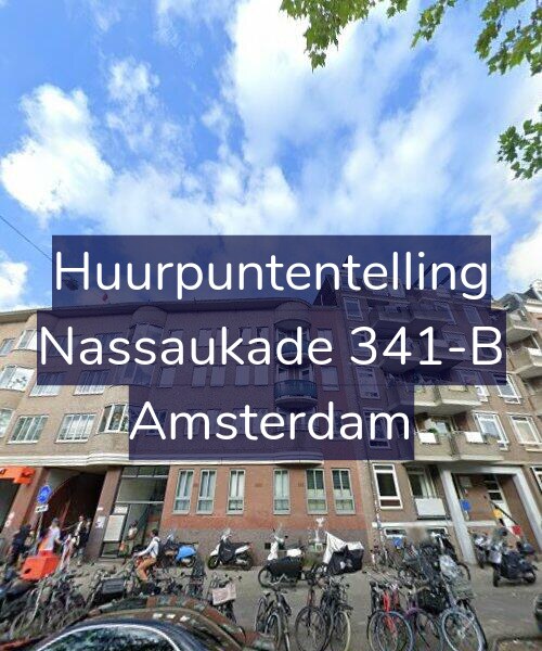 Foto gevel Huurpuntentelling voor Nassaukade 341-B, Amsterdam