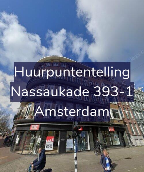 Foto gevel Huurpuntentelling voor Nassaukade 393-1, Amsterdam