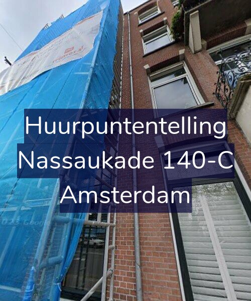 Foto gevel Huurpuntentelling voor Nassaukade 140-C, Amsterdam