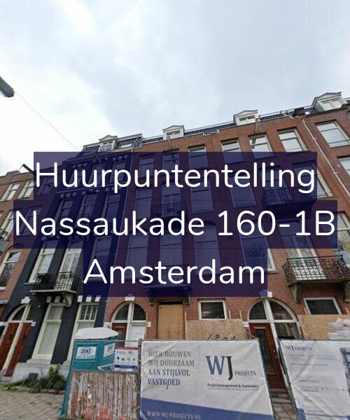 Foto gevel Huurpuntentelling voor Nassaukade 160-1B, Amsterdam