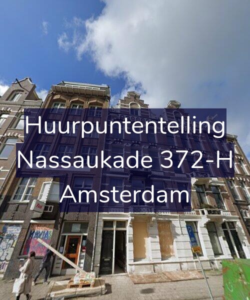 Foto gevel Huurpuntentelling voor Nassaukade 372-H, Amsterdam