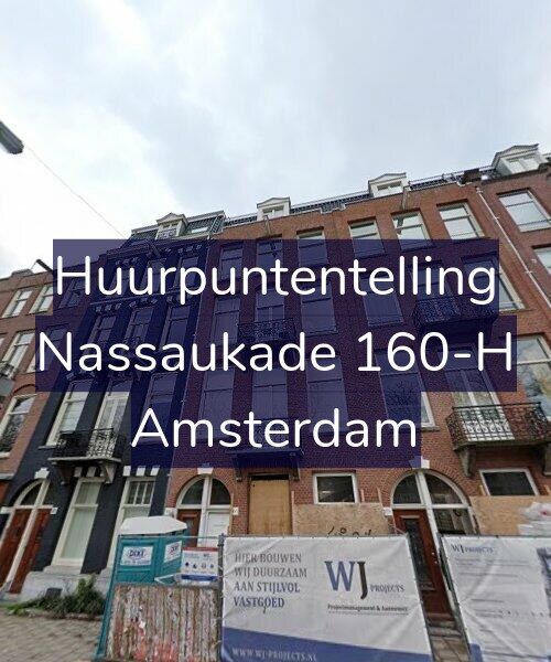 Foto gevel Huurpuntentelling voor Nassaukade 160-H, Amsterdam