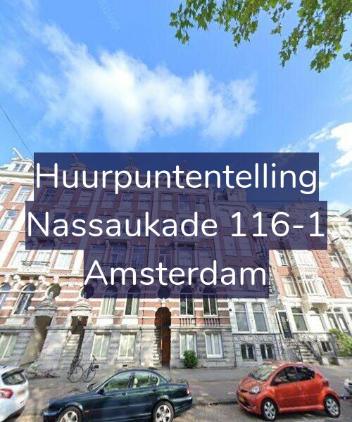 Foto gevel Huurpuntentelling voor Nassaukade 116-1, Amsterdam
