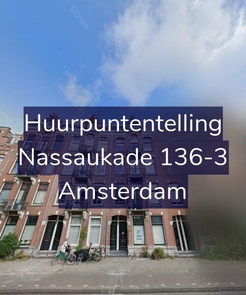 Foto gevel Huurpuntentelling voor Nassaukade 136-3, Amsterdam