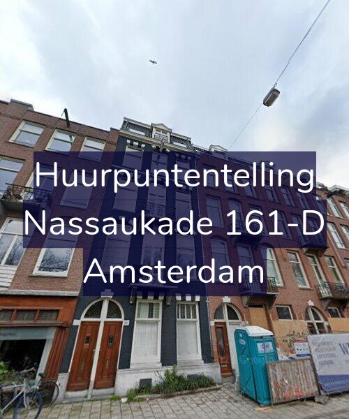 Foto gevel Huurpuntentelling voor Nassaukade 161-D, Amsterdam