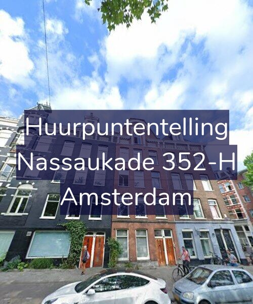 Foto gevel Huurpuntentelling voor Nassaukade 352-H, Amsterdam