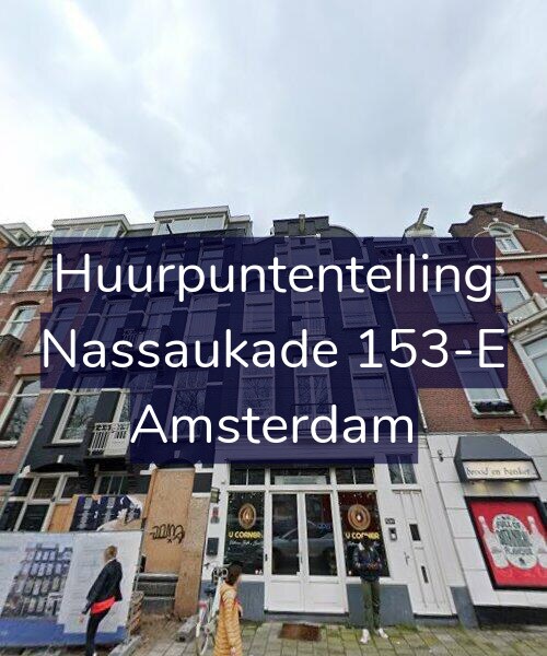 Foto gevel Huurpuntentelling voor Nassaukade 153-E, Amsterdam