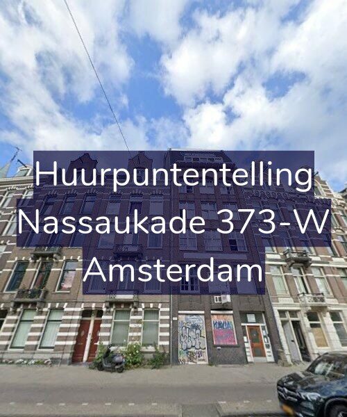 Foto gevel Huurpuntentelling voor Nassaukade 373-W, Amsterdam